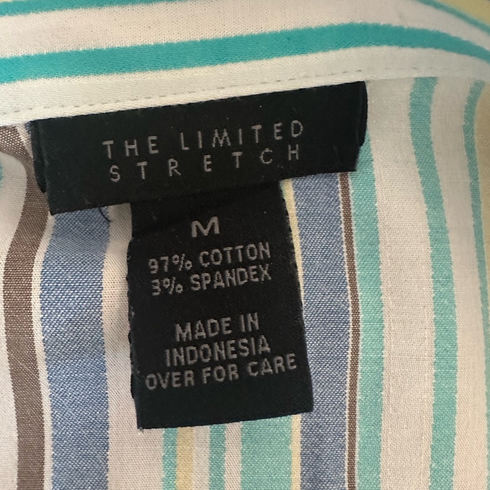 Stretchy Spring Striped Blouse - Picture 2 of 7